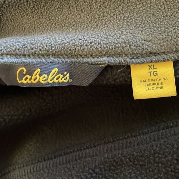 CABELA’S Fleece Full ZipperJacket Size XL - Picture 8 of 9